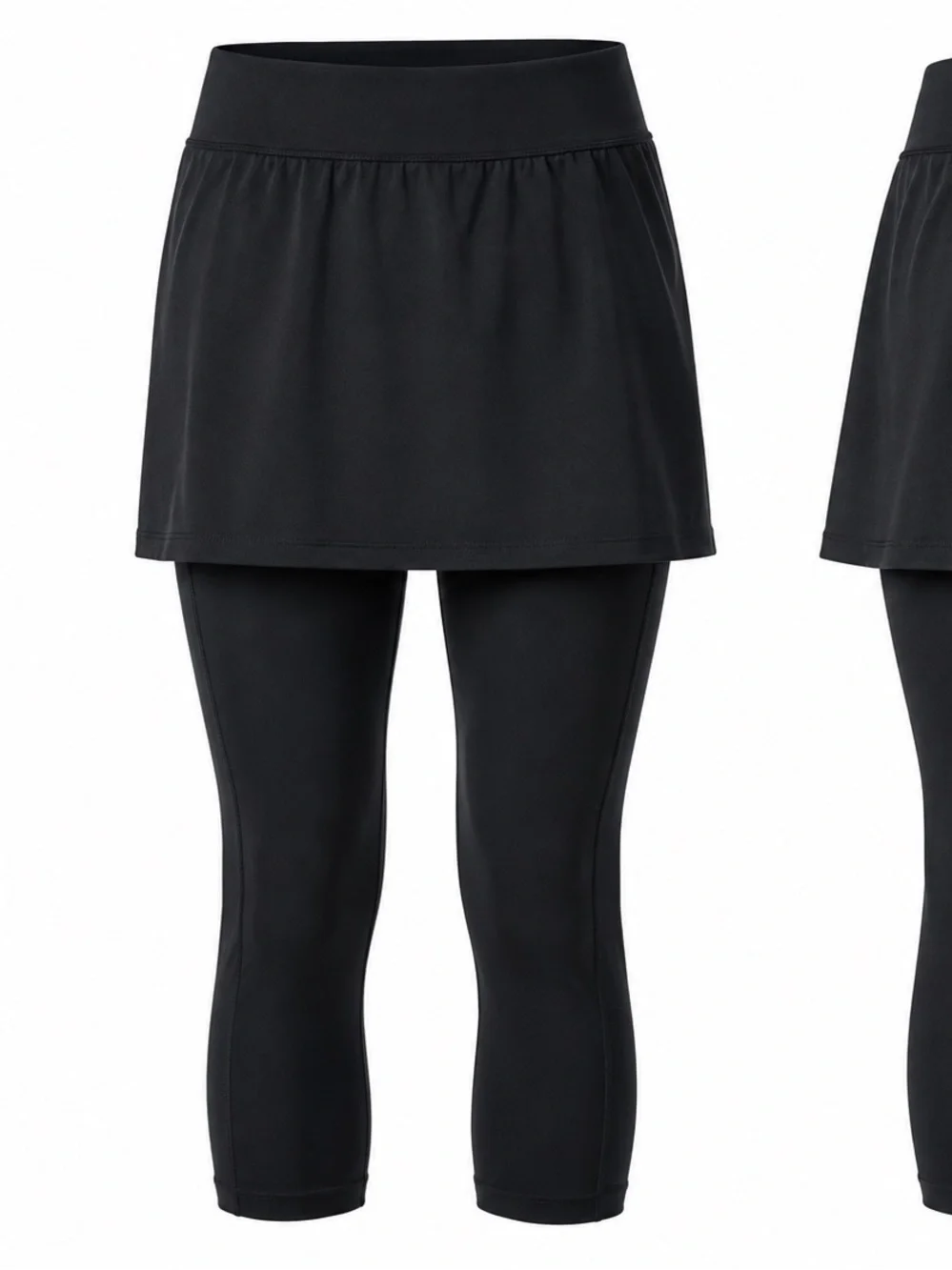 Novara REI Women’s Medium Skirted Cycling Capris Black Padded Chamois Bike